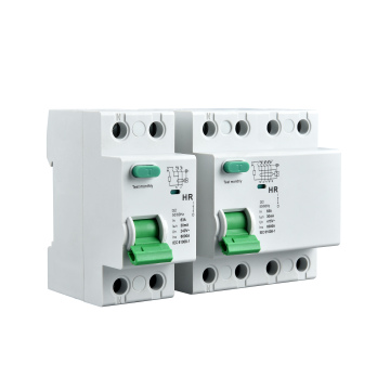 Zhejiang JIELI High Quality 4P HR RCCB Residual Current Circuit Breaker