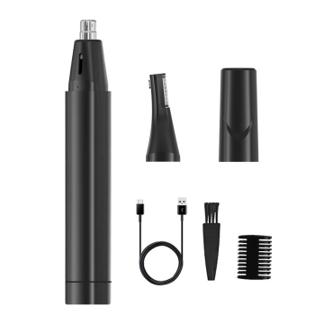 Waterproof Rechargeable USB Eyebrow Nose Ear Trimmer Grooming Kit
