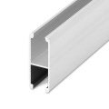 Construcción Perfil de aluminio Aluminio 1024 Clip de vidrio