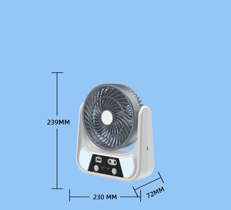 solar electric fan