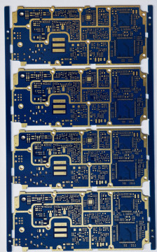 PTH copper in holes connect layers