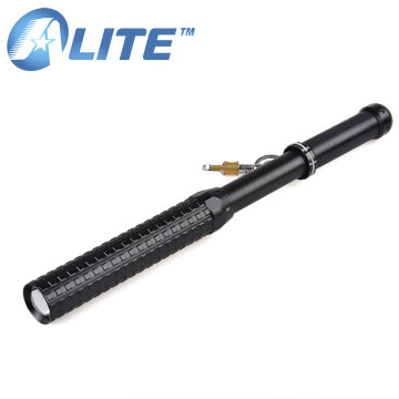 Telescopic Bat Torch Light 3W Q3 LED Zoom Police Security LED Flashlight