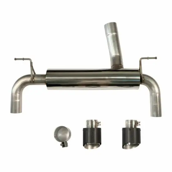 Stainless Steel Back Exhaust Muffler for 12-15 BMW 335i / X-Drive F30