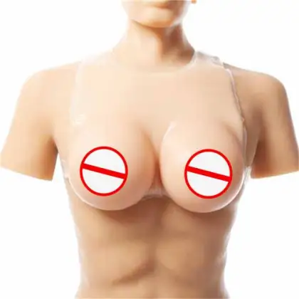 600g B Size Silicone Breast Forms for Crossdressers