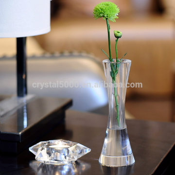 2016 new design decoration cheap flower crystal vase