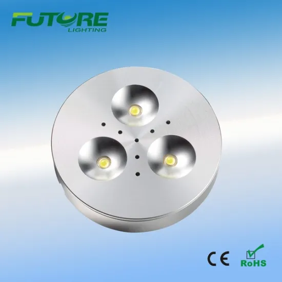 factory cheap price 3w high power led puck kitchen cabinet light
