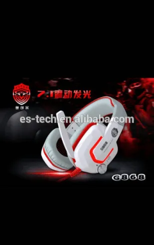 Gaming headset, with mic stereo headphone