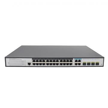 24GE POE Switch con alimentatore Poe