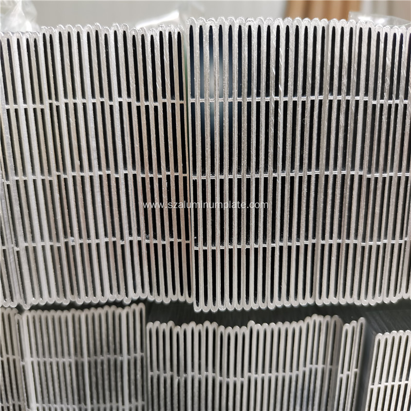 Multi port heat exchanger aluminum flat tube