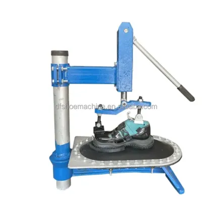 Small Simple Workshop Manual Sport Shoes Sole Press Attaching Machine for Sole Repair