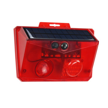 Solar-Powered Multi-Function Motion Sensor Security Alarm with Remote Control
