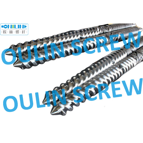 Bimetal 80/156 Twin Conical Screw and Barrel