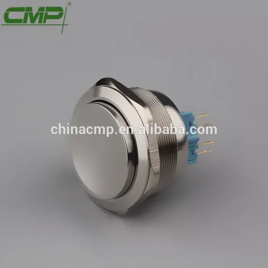 CMP high quality metal stainless steel 2NO2NC 40mm big push button switch