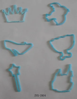 High Flexible Colorful Princess Pattern Silicone Silly Band For Girl