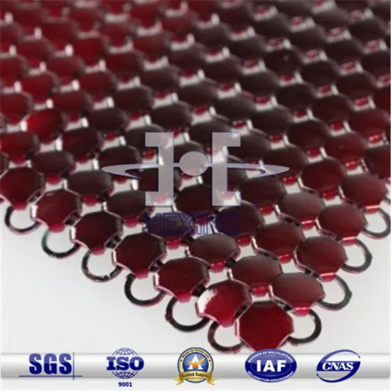 8mm Metal Sequin Mesh Fabric for decorate Dresses