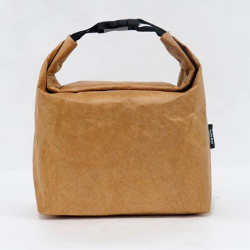 2024's Ultimate Eco-Friendly 1-Person Lunch Cooler: Waterproof, Insulated, and Made of Kraft Paper & Polyester for Outdoor Picnics and Food