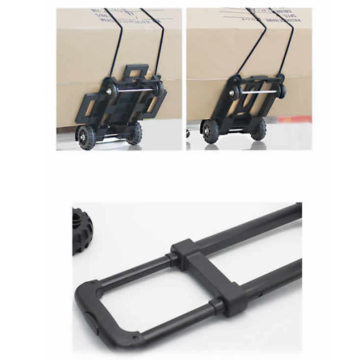 Rust-proof aluminum alloy rod trolley hand truck