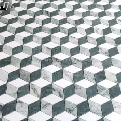 Custom Luxurious Stone Mosaic Tile for Interior Floor Decor