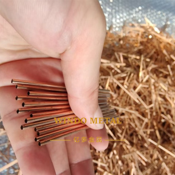 Small-diameter brass capillary tubes for medical devices