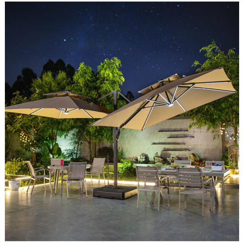 Two Heads Sunshade Double Tents Parasol