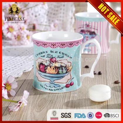Elegant design tea mug set ceramic