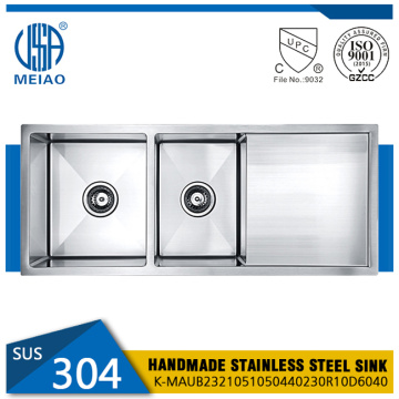 Durable SUS304 Stainless Steel Sink Draining Area