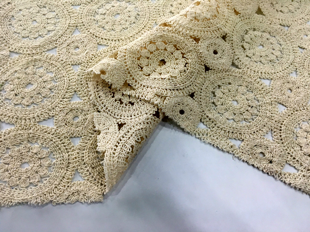 Cotton Chemical Lace Embroidery Fabric