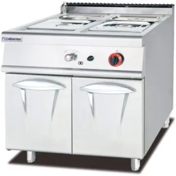 Commercial Luxury Kitchen Equipment Gas Lava Rock Grill with Cabinet