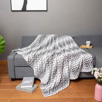 good quality Striped comfort flannel blanket