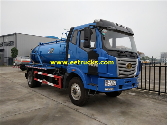 FAW 8000 Litres Excrement Tank Trucks