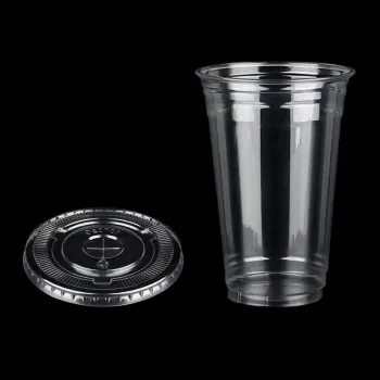 Wholesale Custom Disposable Biodegradable PLA Plastic U-Shaped Single Wall Cups