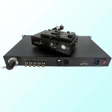 SD Forward & Return Fiber Optic Camera System with Data 422/485, Intercom, and Line Level Audio over SMPTE Hybrid Fiber Cable