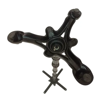 Cast Iron Three Claws with Adjustable Feet Solid Column Bar Table Base