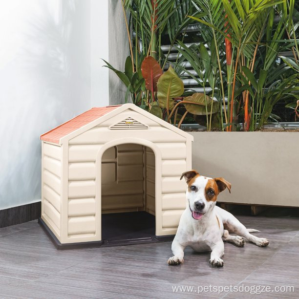 Dog House for Small Breeds Taupe Cage