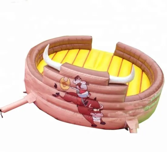 Factory Price Outdoor Inflatable Rodeo Bull Riding Game Inflatable Mechanical Bull for Sale