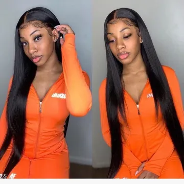 Wholesale bone Straight Raw Brazilian Virgin Human Hair 13x4 13x6 Hd Lace Frontal Closure Wig Vendor Full Lace Front Wig