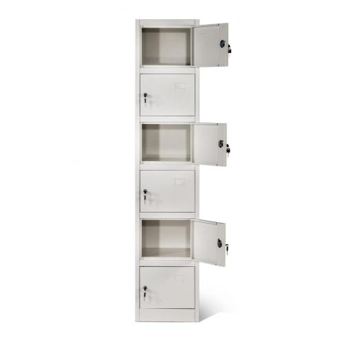 Metal 6 Tier 6 Door Gym Storage Lockers