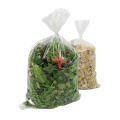 Merchandise packaging plastic pouch clear poly retail bags for frozen flat food bag