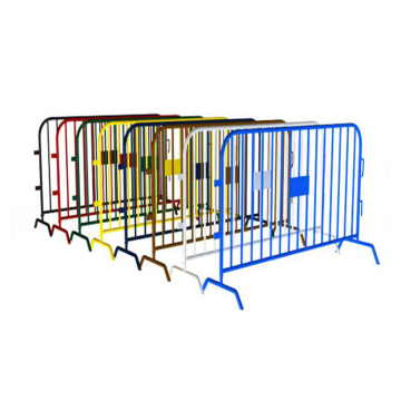 Hot Dipped Galvanized Steel Crowd Control Barriers dalam berbagai warna