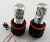 White E92 E93 E90 20w Led Bmw Angel Eye Bulbs Replacement 12 Volt