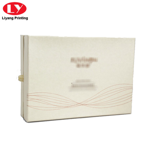 Custom Ivory Paper Box Luxury Gift Packaging