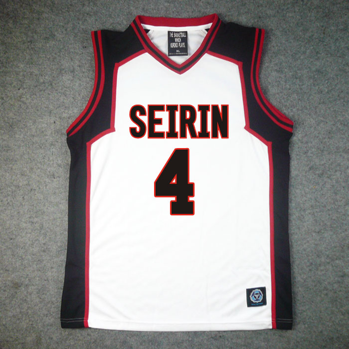 Kuroko no Basuke Basket Cosplay Costume Vest SEIRIN Number 4 10 11 Kagami Taiga Jersey Sportswear Uniform T Shirt Shorts Set