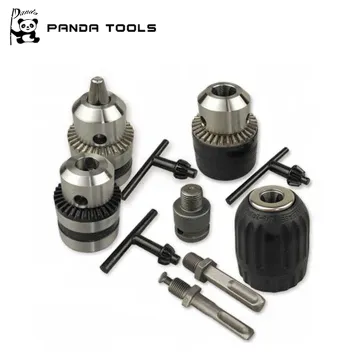 13mm 16mm Heavy Duty Machine Tool Drill Chucks with Key and B16 B18 Taper Fitting
