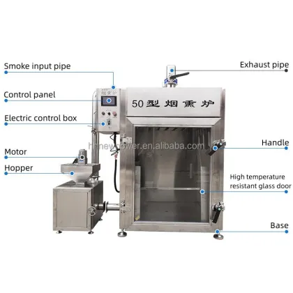 500 kg Batch Bacon and Sausage Smoke Oven