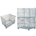 CHROME COLLPABLES Metal Pallet Ghala la Uhifadhi wa Ghala