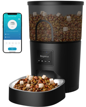 Tuya WiFi Smart Automatic Pet Feeder with Google Home Compatibility for Dogs and Cats