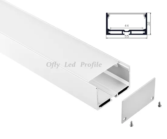 custom acrylic clear led pc linear light diffuser