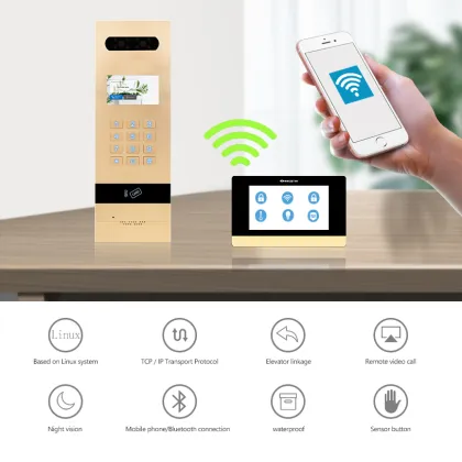 MingKe Wired Camera Doorbell Video Intercom System Apartment