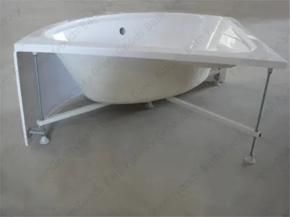 GreenGoods Shaped Waltmal Fibreglass Triangle Acrylic Bathtub