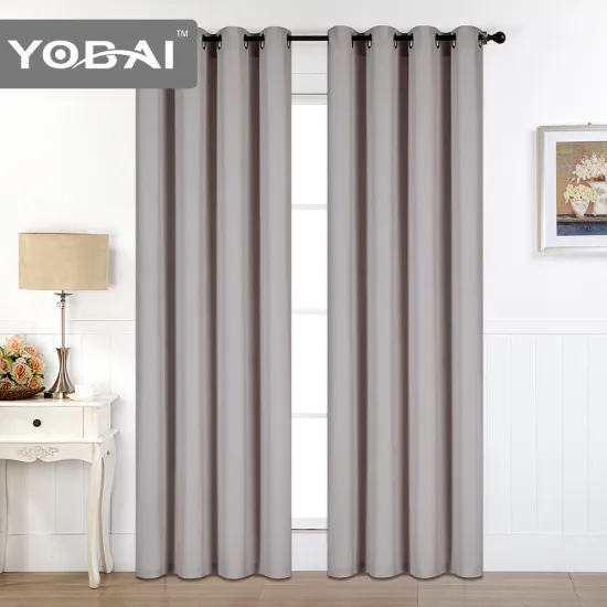 Wholesale Faux Linen Curtains in Stock for Living Room